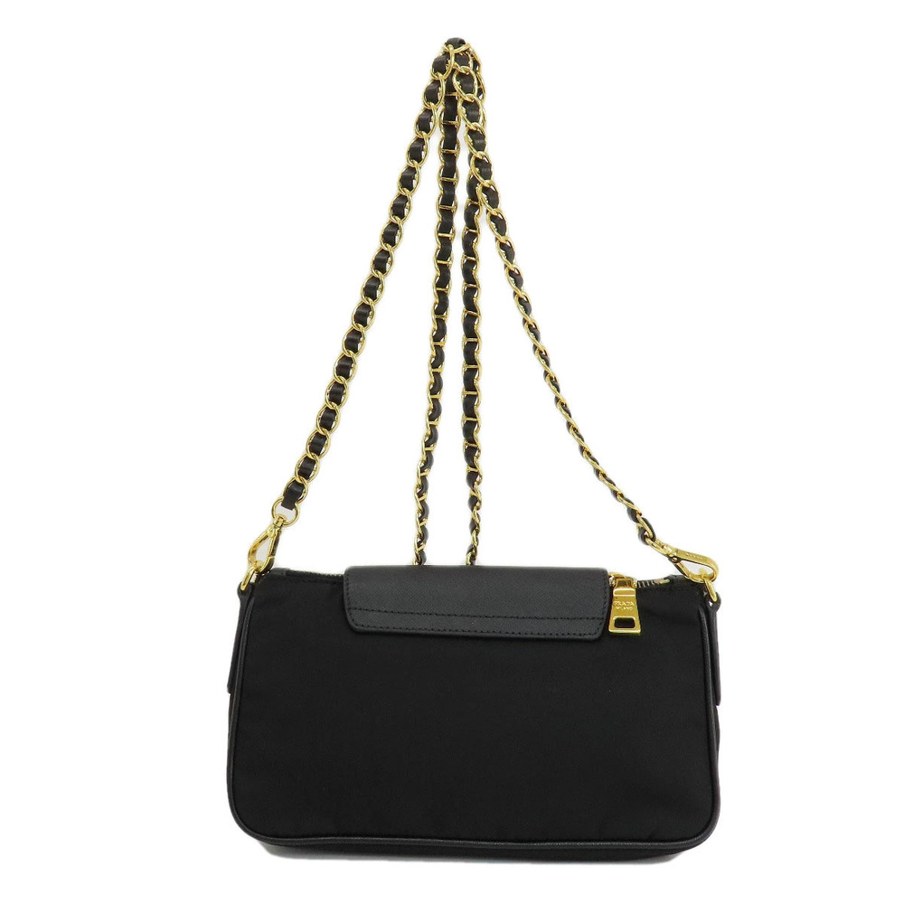 Prada Shoulder Bag Chain Black